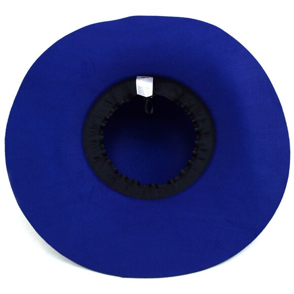 Floppy Hat - W/Bow Knot- Royal Blue - Dressy Sunday Hat - NWT - Picture 5 of 8